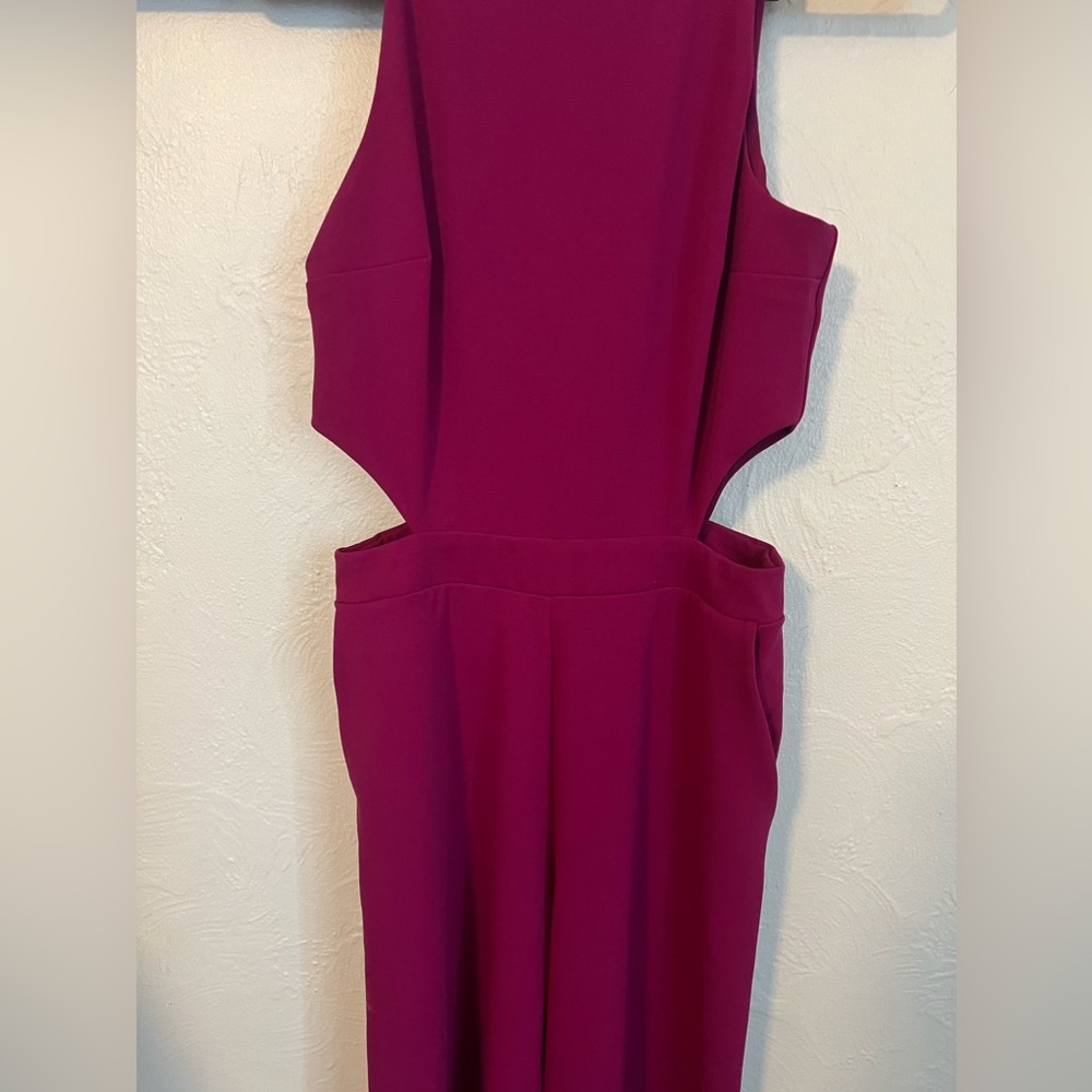 Pink Cutout Jumpsuit